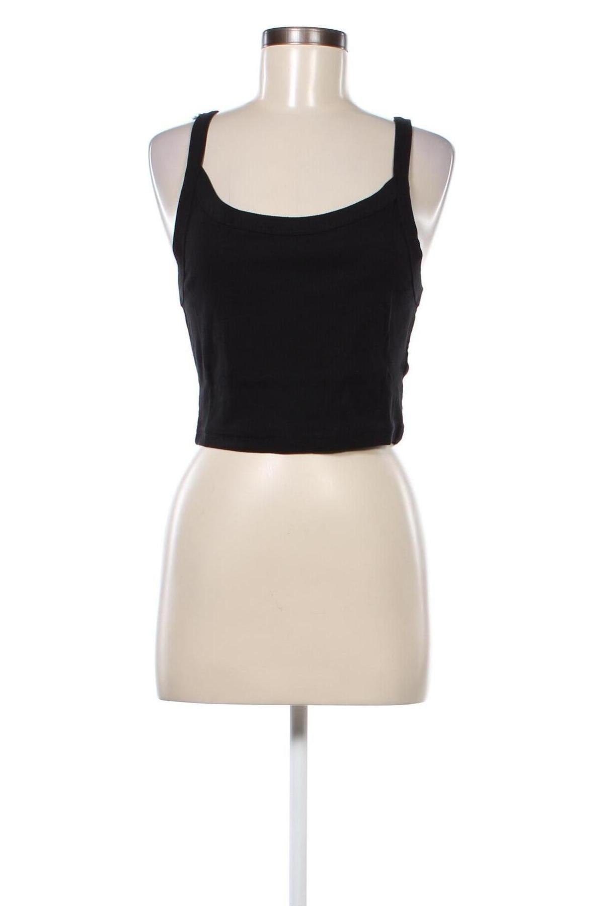 Γυναικείο αμάνικο μπλουζάκι Weekday, Μέγεθος L, Χρώμα Μαύρο, Τιμή 4,11 €