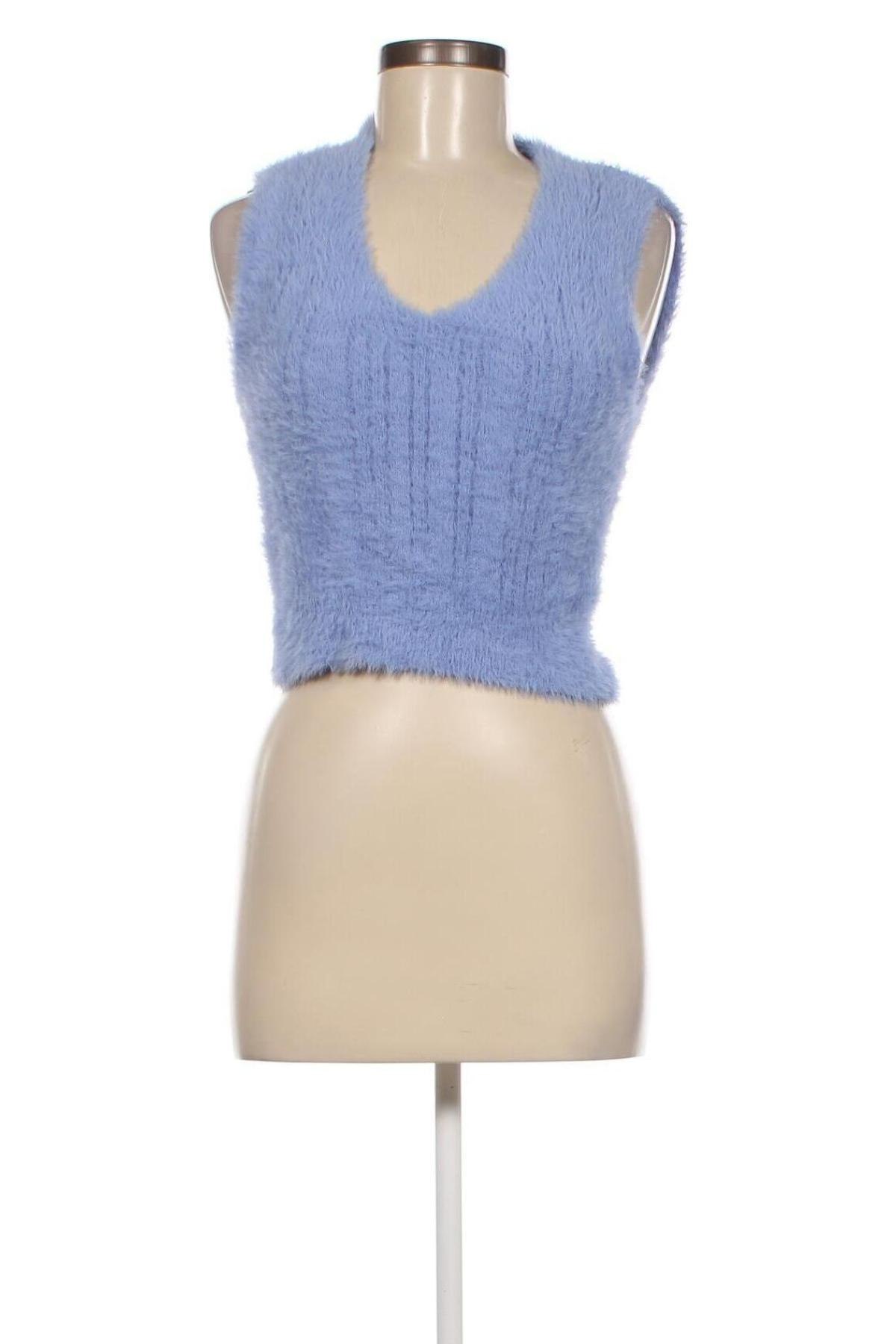 Дамски пуловер Defacto, Размер M, Цвят Син, Цена 4,64 лв.