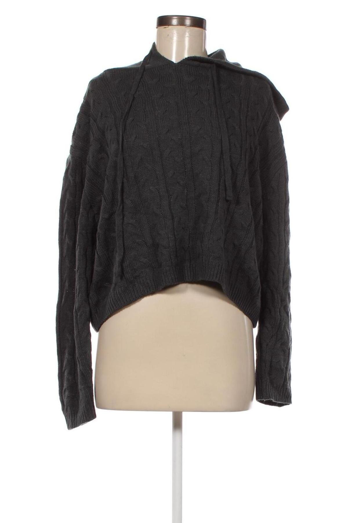 Дамски пуловер Fashion nova, Размер L, Цвят Сив, Цена 5,22 лв.
