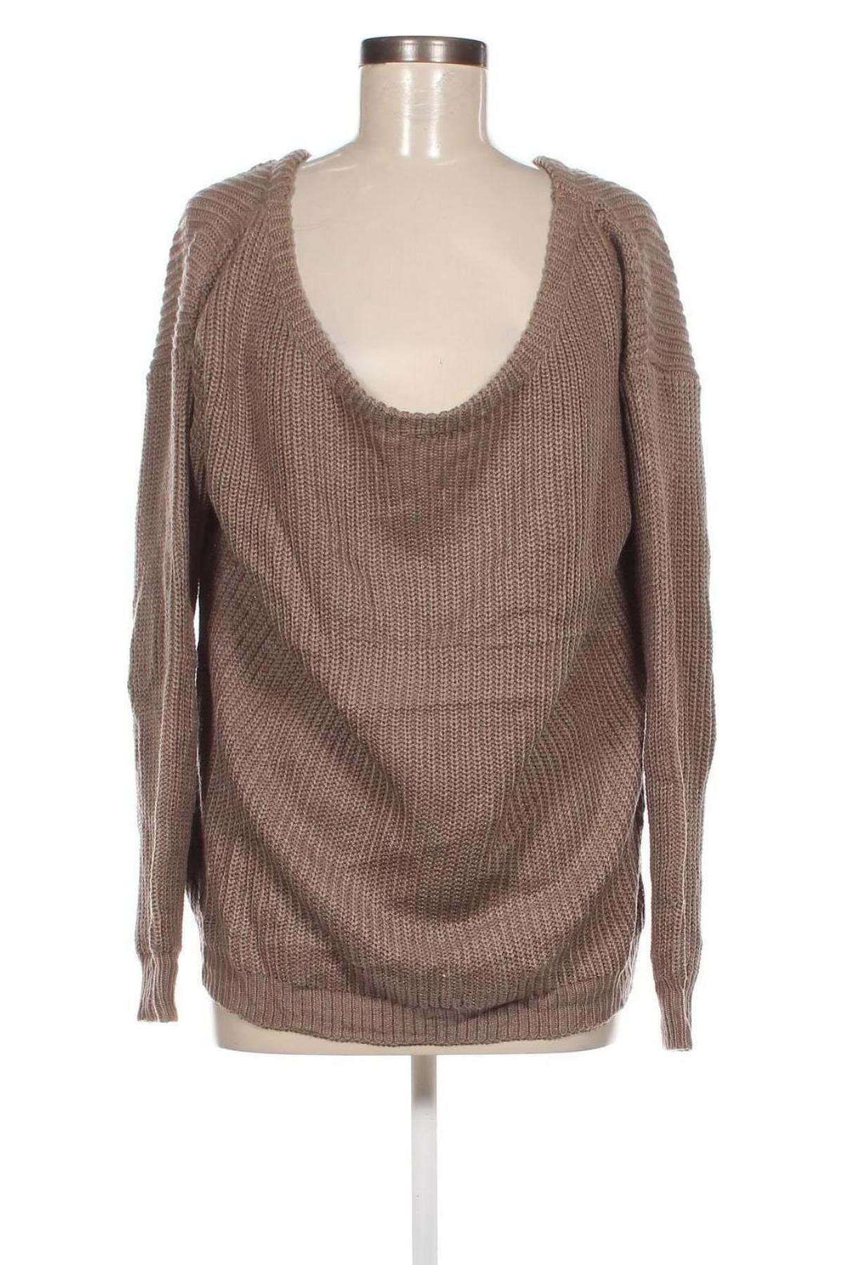 Γυναικείο πουλόβερ Missguided, Μέγεθος M, Χρώμα Καφέ, Τιμή 2,87 €