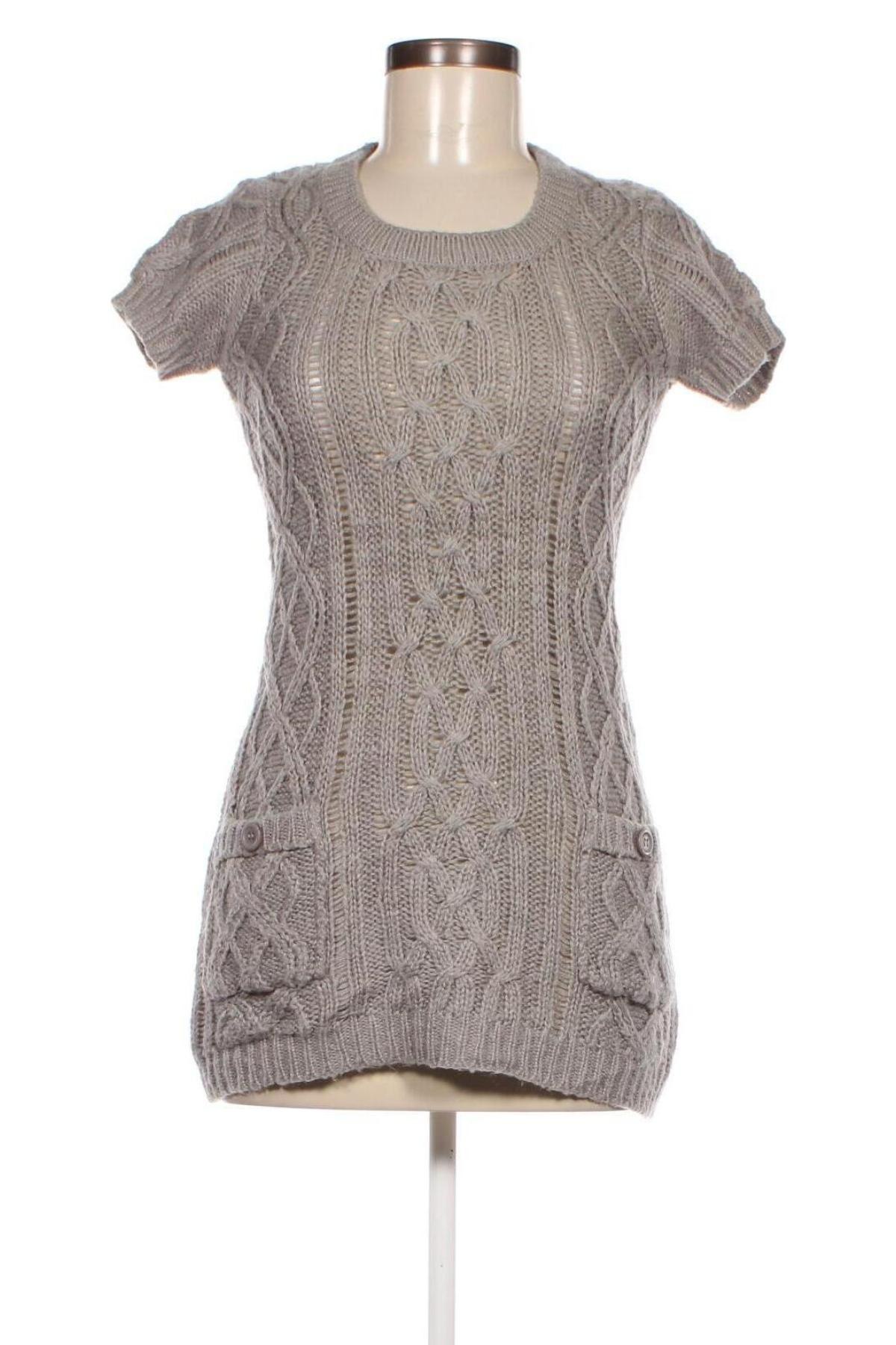 Γυναικείο πουλόβερ New Look, Μέγεθος XS, Χρώμα Γκρί, Τιμή 3,05 €