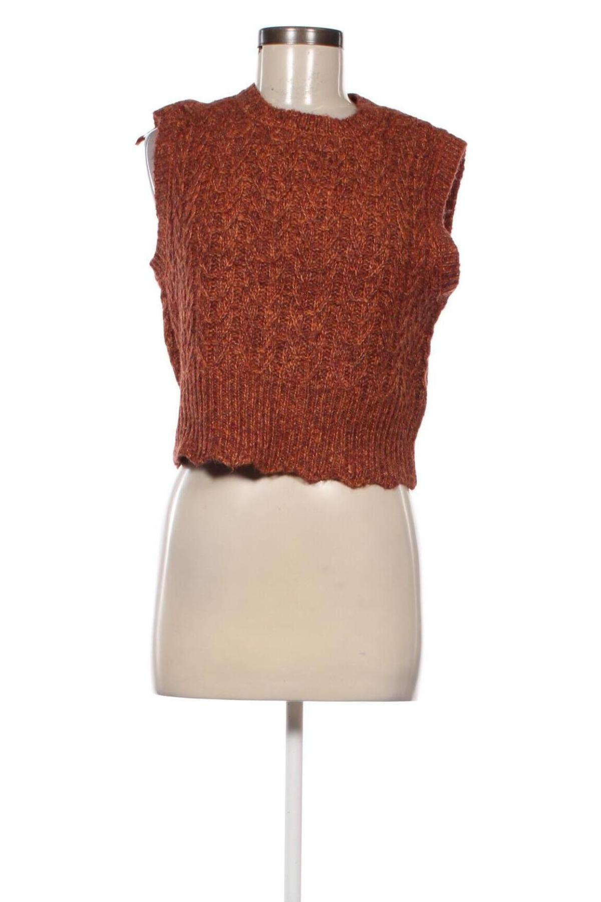 Дамски пуловер ONLY, Размер S, Цвят Кафяв, Цена 10,26 лв.