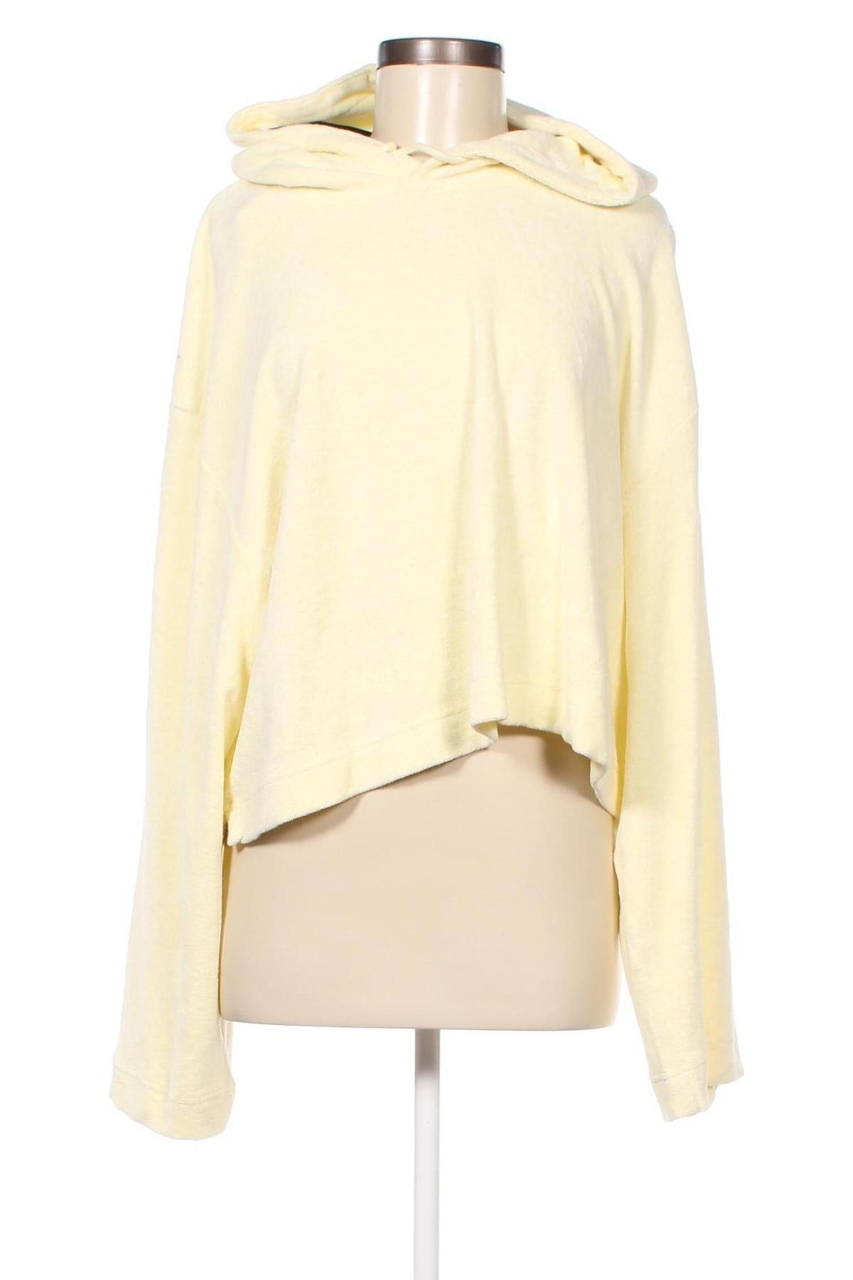 Γυναικείο φούτερ Weekday, Μέγεθος XL, Χρώμα Κίτρινο, Τιμή 8,12 €