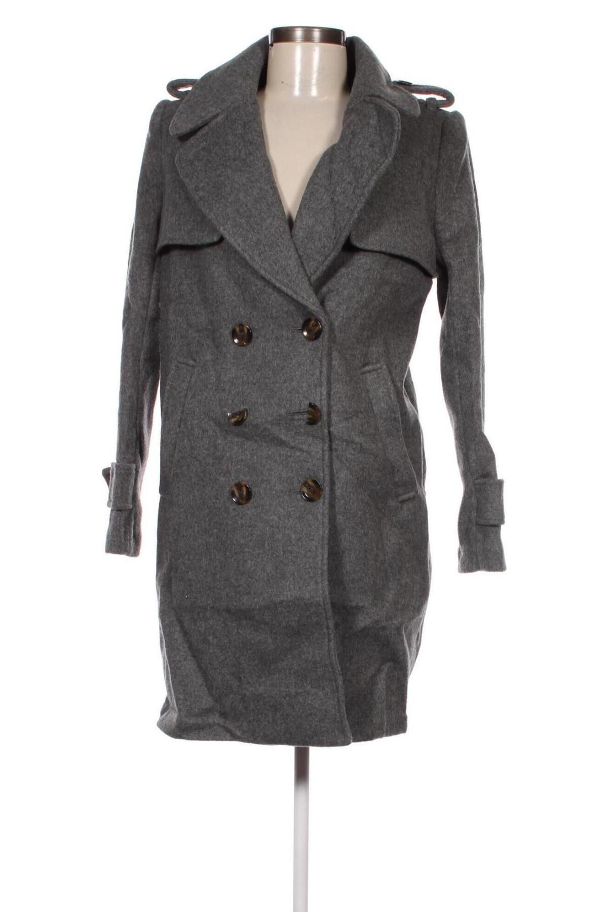 Γυναικείο παλτό ONLY, Μέγεθος M, Χρώμα Γκρί, Τιμή 15,73 €