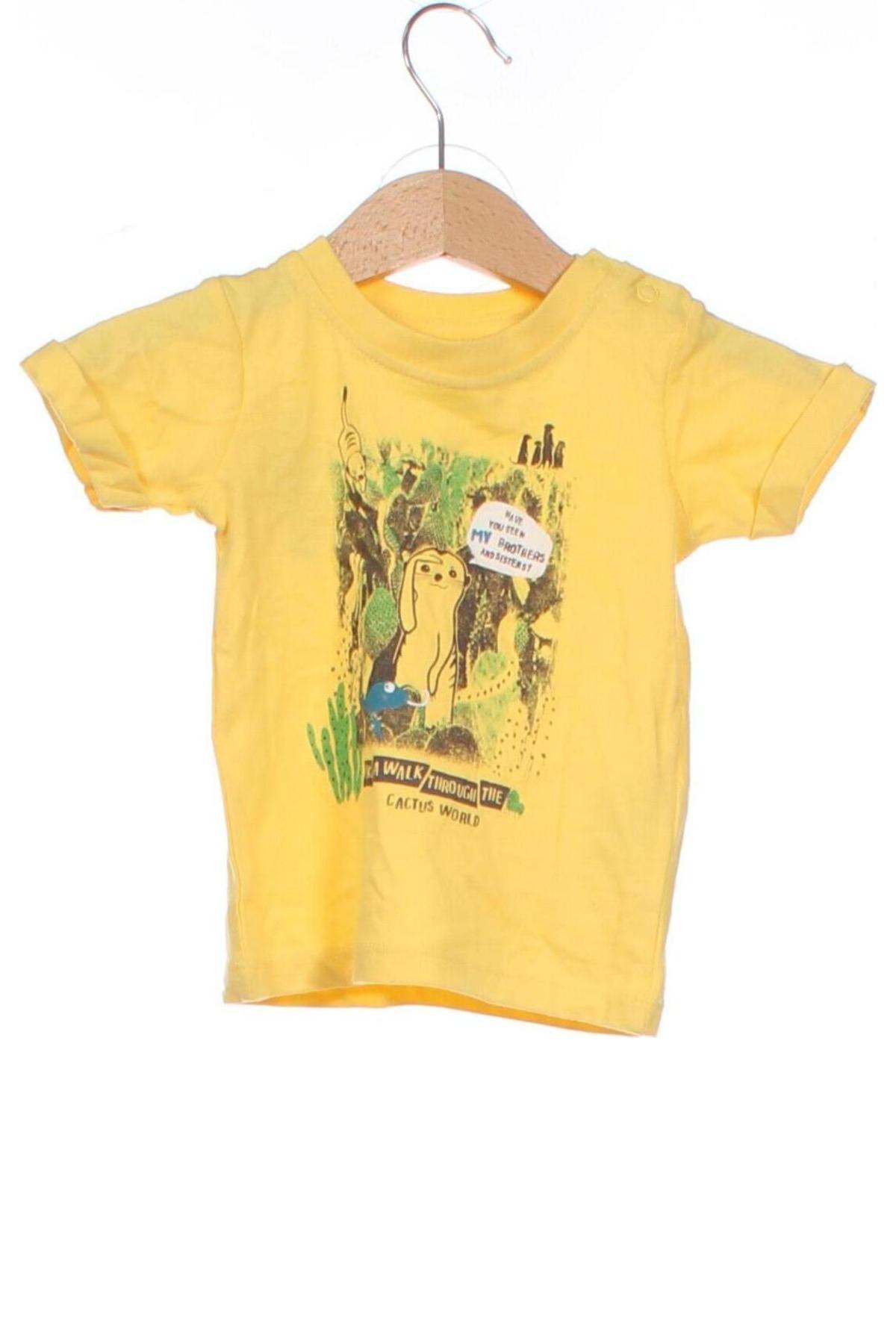 Kinder T-Shirt Blue Seven, Größe 2-3m/ 56-62 cm, Farbe Gelb, Preis € 3,79