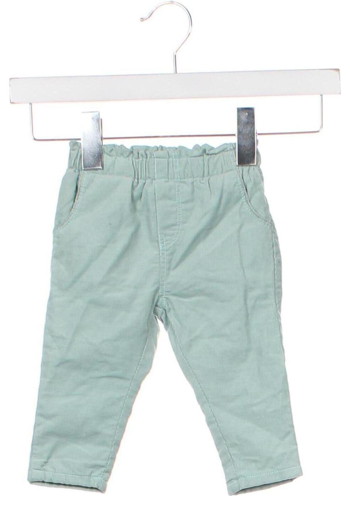 Παιδικό κοτλέ παντελόνι Catimini, Μέγεθος 3-6m/ 62-68 εκ., Χρώμα Πράσινο, Τιμή 3,35 €