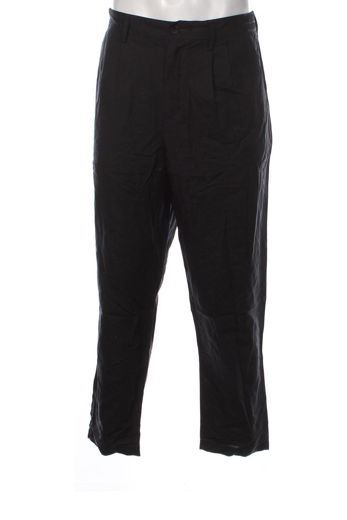 Pantaloni de bărbați Mango, Mărime L, Culoare Negru, Preț 269,74 Lei