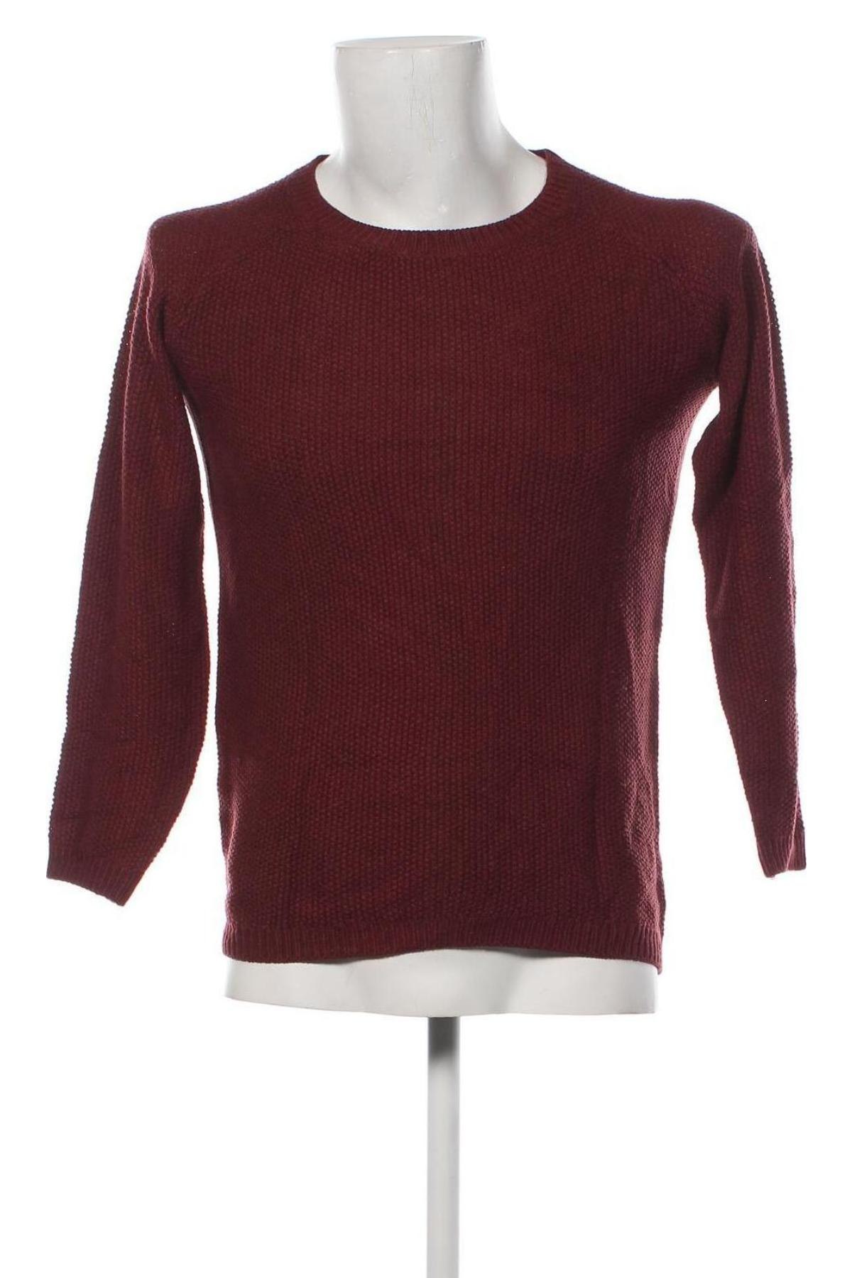 Мъжки пуловер H&M Divided, Размер S, Цвят Червен, Цена 8,70 лв.