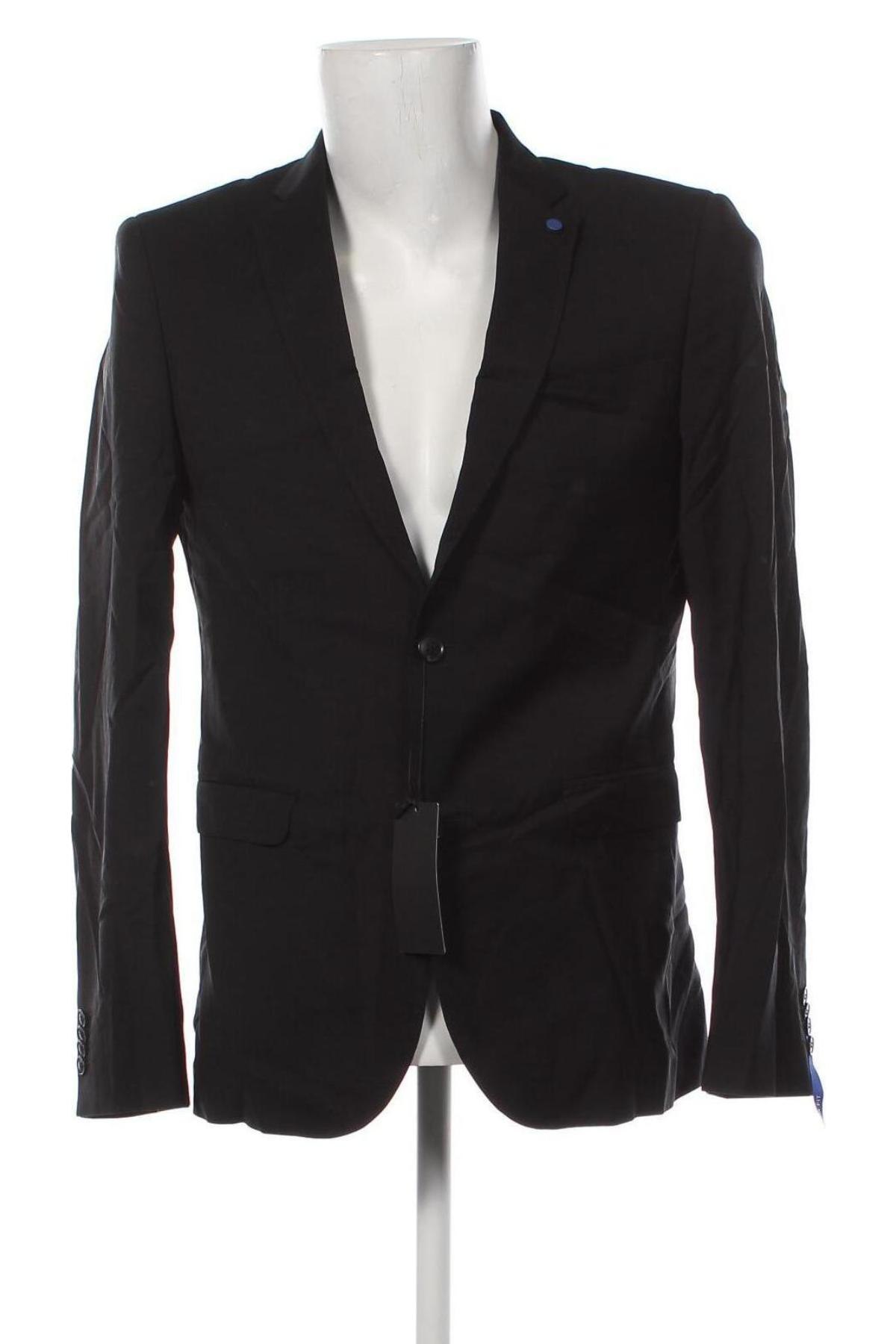 Мъжко сако S.Oliver Black Label, Размер S, Цвят Черен, Цена 14,46 лв.