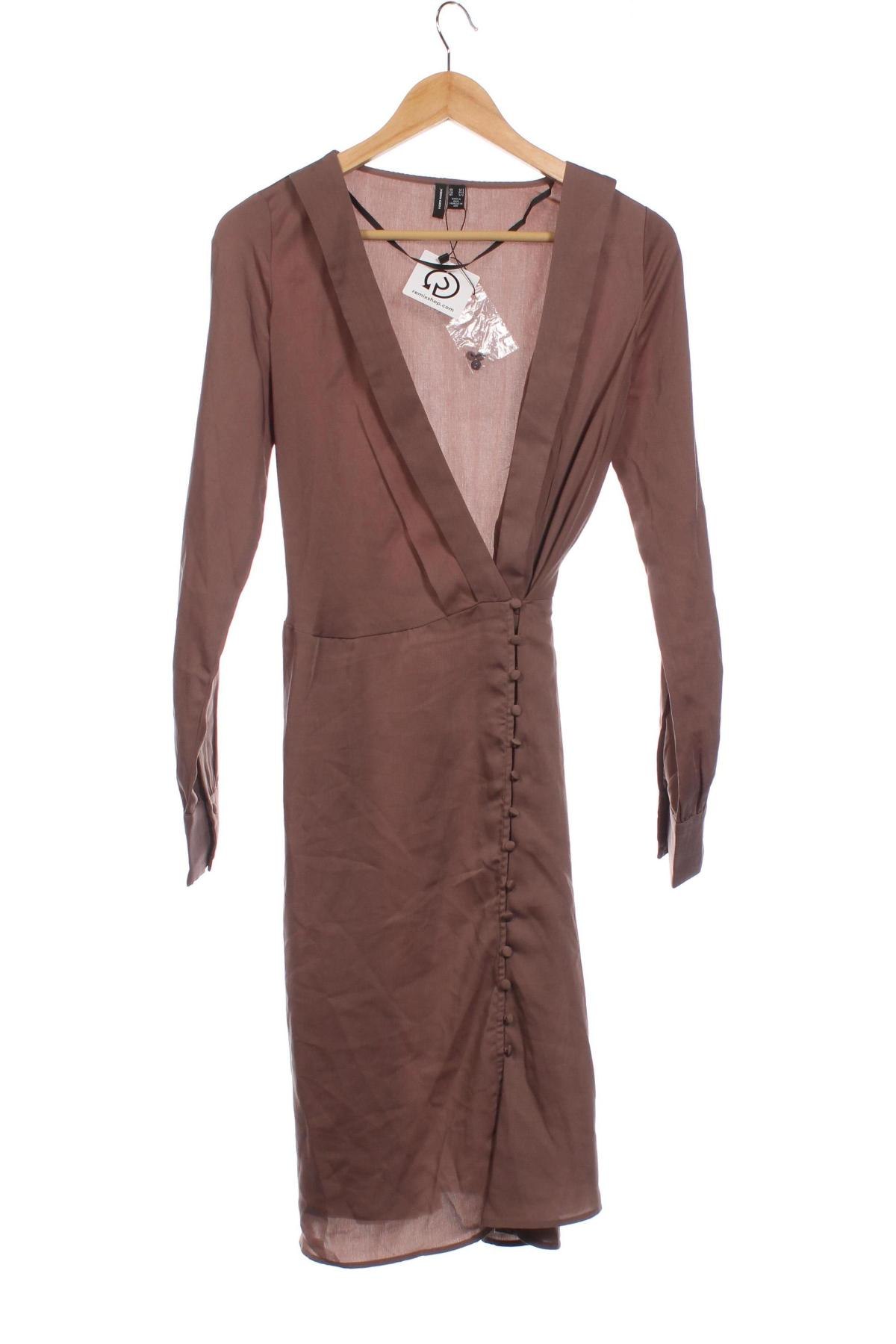 Kleid Vero Moda, Größe S, Farbe Braun, Preis 5,01 €