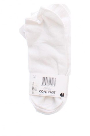 Strümpfe Contrast, Größe L, Farbe Weiß, Preis € 11,99