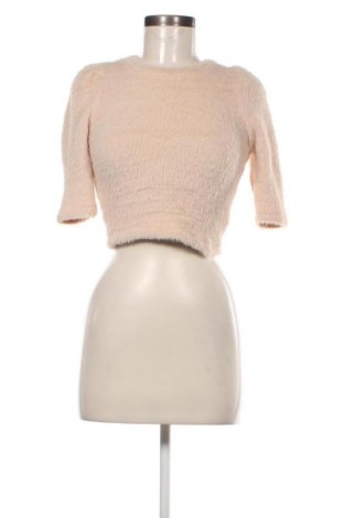 Bluză de femei Bershka, Mărime XS, Culoare Bej, Preț 65,99 Lei