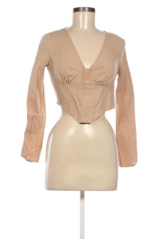 Dámská halenka Bershka, Velikost M, Barva Béžová, Cena  241,00 Kč
