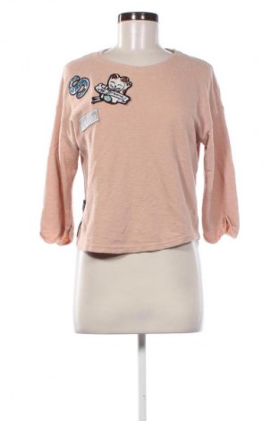 Дамска блуза Bershka, Размер M, Цвят Бежов, Цена 19,99 лв.