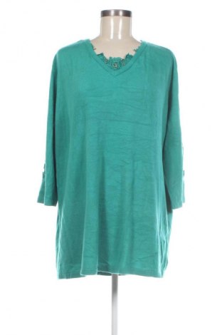 Bluzka damska CASHMASOFT, Rozmiar 3XL, Kolor Zielony, Cena 111,99 zł