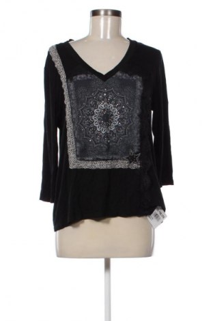 Damen Shirt Desigual, Größe XL, Farbe Schwarz, Preis 24,55 €