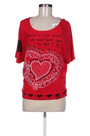Damen Shirt Desigual, Größe S, Farbe Rot, Preis 20,97 €