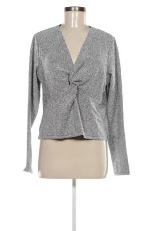 Дамска блуза H&M, Размер XL, Цвят Сребрист, Цена 19,99 лв.