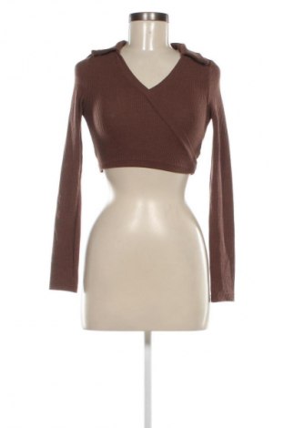 Bluzka damska H&M Divided, Rozmiar XS, Kolor Brązowy, Cena 62,99 zł