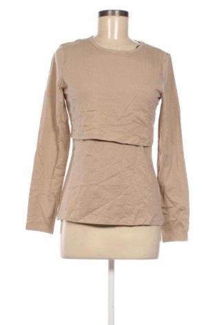 Damen Shirt H&M Mama, Größe M, Farbe Beige, Preis 13,99 €