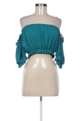 Дамска блуза NEW COLLECTION, Размер S, Цвят Зелен, Цена 62,21 лв.