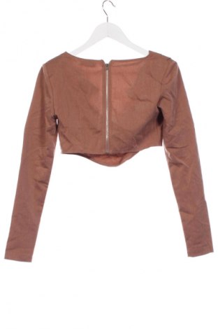 Damen Shirt Pretty Little Thing, Größe XXS, Farbe Braun, Preis 15,80 €
