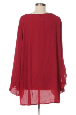 Дамска блуза SHEIN, Размер 4XL, Цвят Червен, Цена 19,99 лв.
