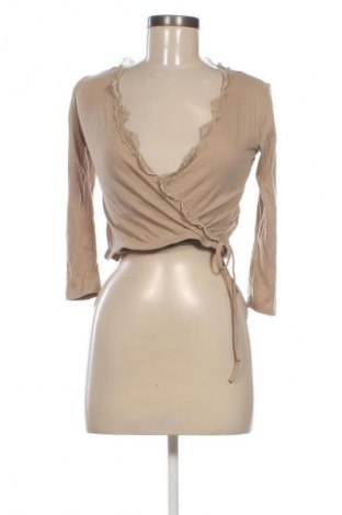 Bluzka damska Stradivarius, Rozmiar M, Kolor Brązowy, Cena 62,99 zł