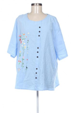 Γυναικεία μπλούζα Unbranded, Μέγεθος 5XL, Χρώμα Μπλέ, Τιμή 9,72 €