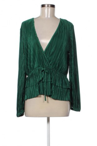 Bluză de femei Zara, Mărime L, Culoare Verde, Preț 72,03 Lei