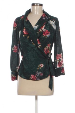 Дамска блуза Zara, Размер XS, Цвят Многоцветен, Цена 27,99 лв.