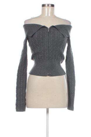 Cardigan de damă Bershka, Mărime M, Culoare Gri, Preț 100,99 Lei