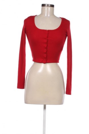 Damen Strickjacke Bershka, Größe XS, Farbe Rot, Preis € 14,77