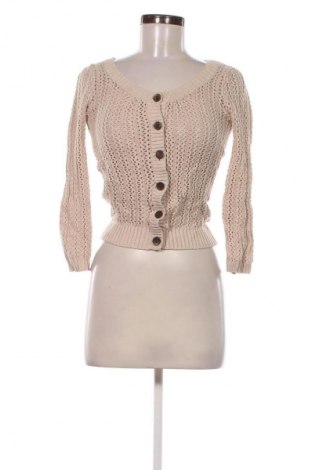 Damen Strickjacke H&M L.O.G.G., Größe XS, Farbe Beige, Preis € 20,99