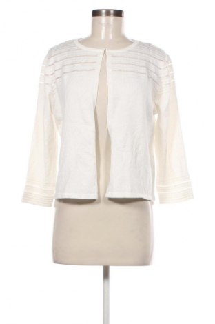 Damen Strickjacke Nina Leonard, Größe M, Farbe Weiß, Preis 8,99 €