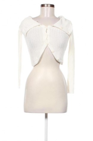 Γυναικεία ζακέτα Pull&Bear, Μέγεθος XS, Χρώμα Λευκό, Τιμή 26,78 €