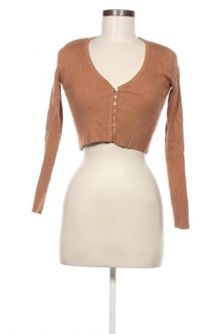 Дамска жилетка Stradivarius, Размер S, Цвят Кафяв, Цена 29,99 лв.