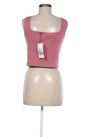 Damen Strickjacke Zara, Größe M, Farbe Aschrosa, Preis € 31,71