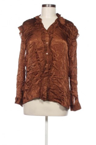 Damska koszula Massimo Dutti, Rozmiar M, Kolor Brązowy, Cena 180,99 zł