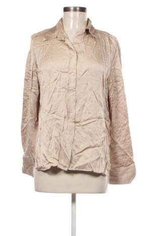 Дамска риза Massimo Dutti, Размер L, Цвят Бежов, Цена 55,99 лв.