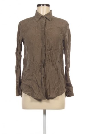 Дамска риза Massimo Dutti, Размер M, Цвят Зелен, Цена 55,99 лв.