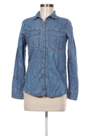 Cămașă de femei Pull&Bear, Mărime S, Culoare Albastru, Preț 86,99 Lei