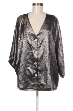 Damenbluse SHEIN, Größe XL, Farbe Silber, Preis € 12,79