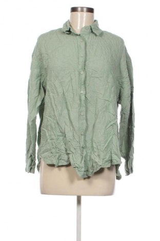 Cămașă de femei Stradivarius, Mărime L, Culoare Verde, Preț 86,99 Lei