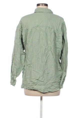 Cămașă de femei Stradivarius, Mărime L, Culoare Verde, Preț 86,99 Lei
