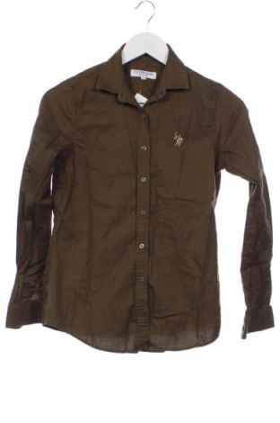 Dámska košeľa  U.S. Polo Assn., Veľkosť XS, Farba Zelená, Cena  28,13 €