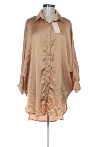 Γυναικείο πουκάμισο Unbranded, Μέγεθος XXL, Χρώμα  Μπέζ, Τιμή 25,99 €