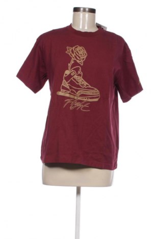 Damen T-Shirt Air Jordan Nike, Größe S, Farbe Rot, Preis 17,39 €