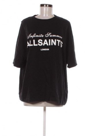 Damen T-Shirt AllSaints, Größe L, Farbe Schwarz, Preis 49,99 €