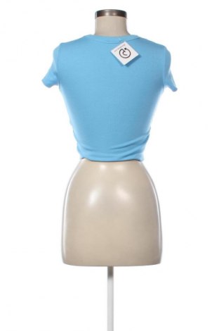 Damen T-Shirt Bershka, Größe XS, Farbe Blau, Preis 8,70 €